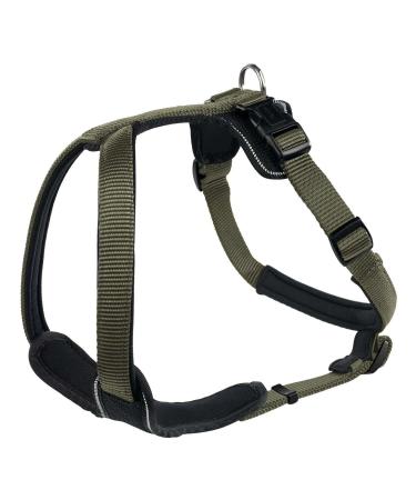 HUNTER NEOPRENE dog harness nylon padded with neoprene XS 36 - 44 cm olive/black olive/black 36 - 44 cm