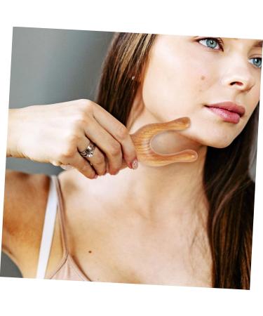 Fomiyes Green Sandalwood Acupuncture Massage Device - Enhance Circulation & Relaxation | Comfortable Hair & Facial Accessory for Home Use - Buy Online on GoSupps.com