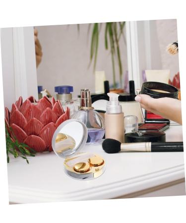 Hapinary Marble Pattern Contact Lens Box with Mirror | Travel-Friendly Lens Container & Carrier Bag - Buy Online on GoSupps.com