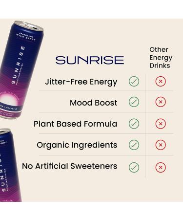 Kanna Extract Energy Drink | Kanna L-Theanine Ashwaganda Blend To Uplift Mood Calm & Focus | 100 mg Organic Caffeine | 28 Cal No Artificial Sweeteners 12 oz (Wild Berry- 4 Pack) - Buy Online on GoSupps.com