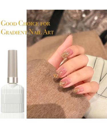 Glitter Gel Nail Polish Golden Holographic Led UV Gel Nail Varnish Shimmering Metallic Shining Sparkling Long Lasting Birthday Gift for Women Diamond Gold Gel Polish 15ml - Buy Online on GoSupps.com