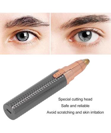 Buy Electric Eyebrow Hair Remover & Facial Hair Trimmer for Women - Painless & Portable with LED Light - Perfect for Lips & Nose (Black - Buy Online on GoSupps.com