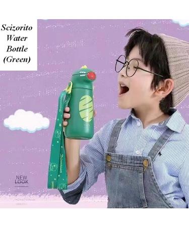 Scizorito Leak-Proof Straw Water Bottle - Portable & Crash Resistant TRITAN Cup - Healthy Silicone Mouth - BPA Free - Summer Essential (Green) - 9.5oz/13.5oz - Buy Online on GoSupps.com