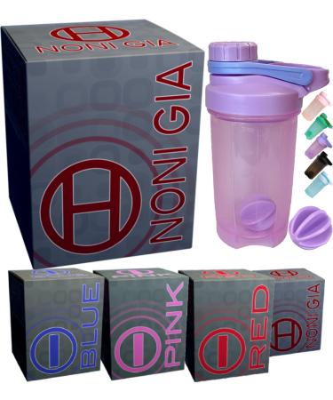bHIP Noni Gia for Men/Women (Perfect to Support iBlue/iPink/iRed) 1 Box of 30 Individual Sachets w. A Small Shaker Cup 12Oz (Color May Vary) 30 Count (Pack of 1)