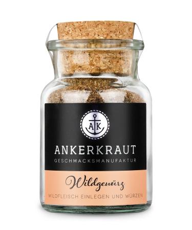 Ankerkraut Wild Spice BBQ Rub for Wild for the Oven Grill Smoker and Dutch Oven 75g in a Cork Jar 75g Cork Jar
