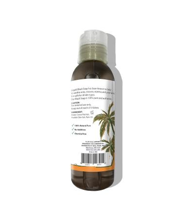 Buy AKWAABA African Black Soap (Liquid) 4oz - Natural Skincare & International Shipping - Buy Online on GoSupps.com