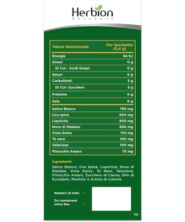 Herbion Pakistan LTD Herbion Naturals Herb Granules with natural lemon scent 10 bags 24 pieces 10 bags each - Buy Online on GoSupps.com