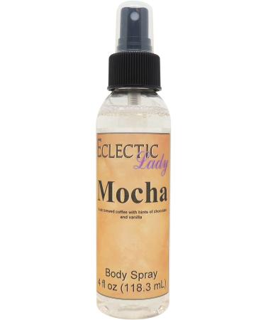Mocha Body Spray 4 ounces Body Mist for Women with Clean Light & Gentle Fragrance Long Lasting Perfume with Comforting Scent for Men & Women Cologne with Soft Subtle Aroma For Daily Use 4 Fluid Ounces