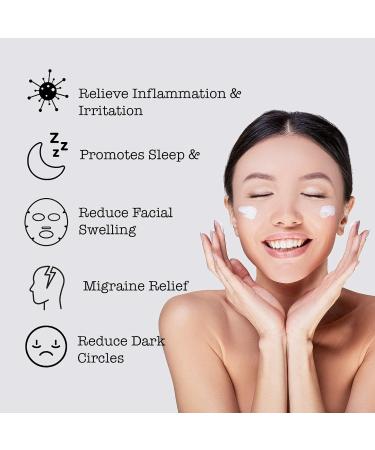 Cooling face mask & Eye Pads - Cool Gel Face Pack - Hot/Cold Therapy Sinusitis Treatment - Soothing Ice Relaxation Decongestant - Migraine | Inflammation | Puffy Eyes | Headache | Hangover | Dry Eyes Blue - Buy Online on GoSupps.com