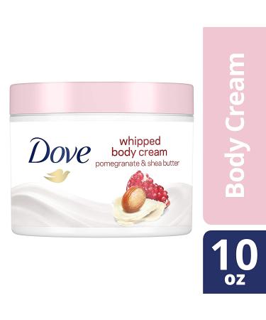 Dove Whipped Body Cream - Pomegranate & Shea Butter Moisturizer for Dry Skin, 10 Oz - Buy Online on GoSupps.com