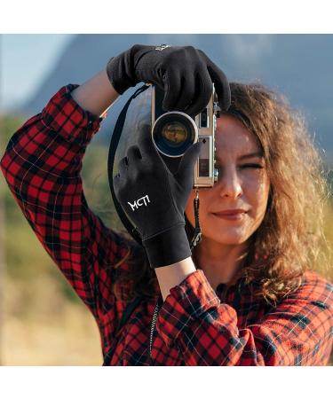MCTi Running Gloves for Men & Women - Touchscreen Lightweight Sports Gloves for Motorcycle Cycling Hiking & Working - Black - Buy Online on GoSupps.com