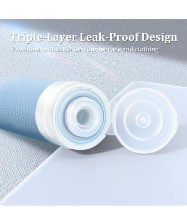Etopgo 17 Pack Travel Bottles for Toiletries TSA Approved Leak Proof Silicone Squeezable Containers Travel Accessories for Conditioner Shampoo Lotion & Body Wash - Buy Online on GoSupps.com
