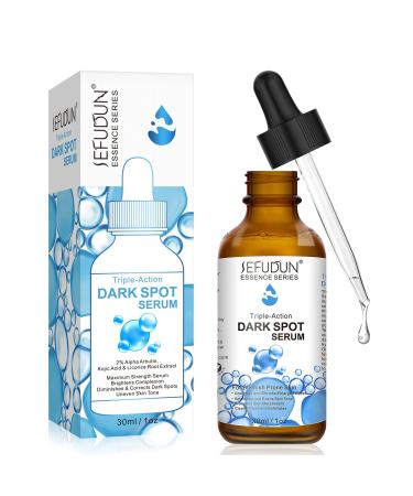 Dark Spot Corrector Serum for Face Melasma Treatment Fade Serum with 4-Butylresorcinol Kojic Acid Lactic Acid and Salicylic Acid