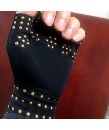 Arthritis Magnetic Therapy Gloves - Pain Relief Half Finger Compression Gloves for Men & Women - International Shipping - Buy Online on GoSupps.com