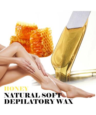 Sharonelle Soft Wax All Purpose Hair Removal Natural Depilatory Canned Wax for Sensitive Skin Canada-Made Melting Wax in Black color Canned Package (1PC Honey) 500 ml (Pack of 1) Honey - Buy Online on GoSupps.com