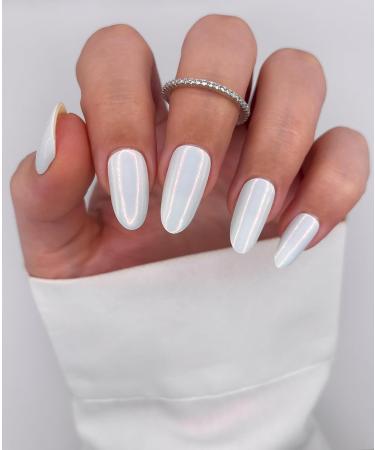 Fairy Nail UV Foils - Self-Adhesive Blue Shimmer Gel Nail Wraps | 16 Pieces Nail Polish Strips for Stunning Manicures - Buy Online on GoSupps.com