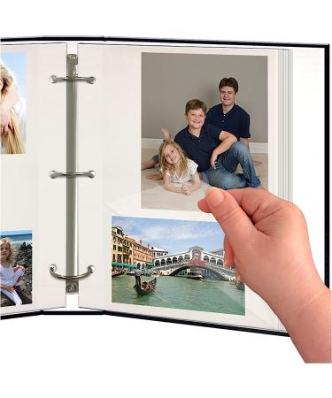 Pioneer Magnetic Self-Stick 3-Ring Photo Album - 100 Pages Navy Blue - Buy Online on GoSupps.com