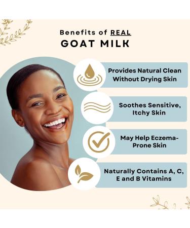 Way Natural Goat Milk Charcoal Soap Bar - Handmade in USA for Moisturizing & Nourishing - Artisan Organic Bar Soap for Men and Women - Buy Online on GoSupps.com