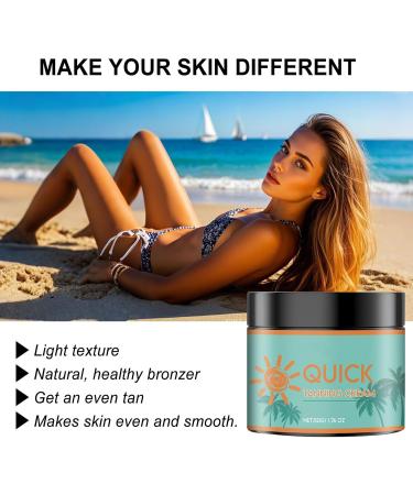  G n rique Tanning Cream Natural Moisturizer -Tanning Lotion Safe Sunless Tanner Formula Long-Lasting Hydration Oil Creams 50g Tan Enhancer for Outdoor Beach Sunbeds and Daily Glow - Buy Online on GoSupps.com