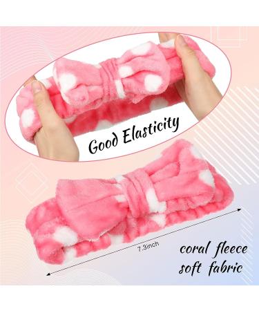 Jexine 24 Pcs Modern Style Facial Spa Headbands for Women - Fluffy Plush Makeup Headband Bulk for Washing Face, Shower, and Cleansing - Buy Online on GoSupps.com