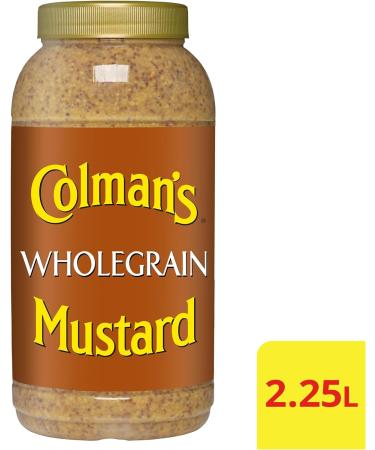 Colman's Wholegrain Mustard 2.25 Litre - Premium Condiment for Savory Delights - Buy Online on GoSupps.com