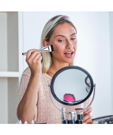 Cosmetic Applicator - Thin Brushes with Sponge Tip and High Makeup Brush Sets Base Brush Super Slim Foundation Brush with Flat Head and Sponge Blending Brush for Liquid Fo - Buy Online on GoSupps.com