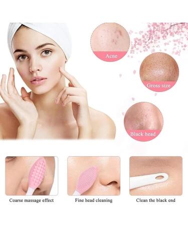 10Pcs Silicone Exfoliating Lip Brush Set - Double-sided Soft Brushes for Lip and Nose Blackhead Cleanse - Lip Scrubber for Smoother Fuller Lips - Women's Beauty Tools - Buy Online on GoSupps.com