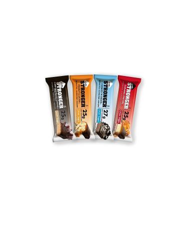 NuGo Stronger Peanut Cluster - 23g Whey Protein, 10g Fiber, Gluten Free (Pack of 12) - Buy Online on GoSupps.com