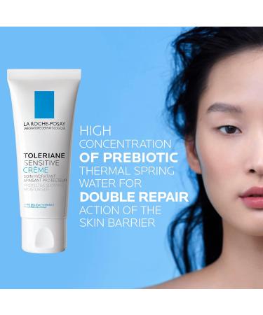 La Roche-Posay Face Moisturizer Toleriane Sensitive Face Cream with Niacinamide and Ceramides for Normal to Combination Skin Sensitive Skin Alcohol Free Fragrance Free 40mL ( Packaging May Vary ) CREAM Normal-Combination Skin - Buy Online on GoSupps.com