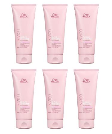 Pack of 6 Invigo Blonde Recharge Cool Blonde Color Refreshing Conditioner 200 ml