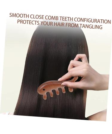 Frcolor Fish-Shaped Massage Comb - Gua Sha Facial Tool & Wooden Ridge Scalp Massager for Hair Care | Best International Shipping - Buy Online on GoSupps.com