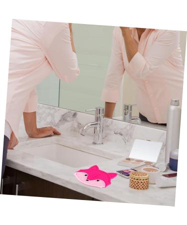 Fox Scrub Makeup Cosmetic Brush Cleaning Mat Portable Washing Tool Makeup Cleaning Mat Hair Brush Cleaner Makeup Brush Cleaner Mat Makeup Brush Cleaning Pad Makeup Brush Scrubber 17x15cm Rosy - Buy Online on GoSupps.com