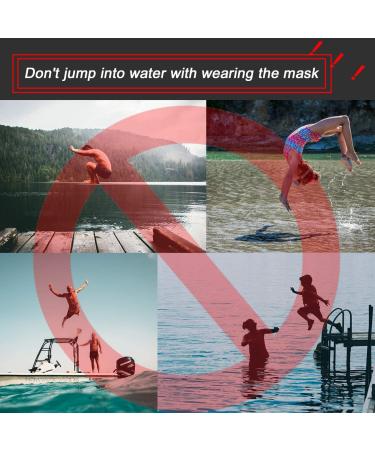 OMGear Diving Mask Snorkel Gear | Silicone Swim Glasses for Kids and Adults | Nose Cover, Neoprene Strap | Impact Resistance | Pink - Buy Online on GoSupps.com