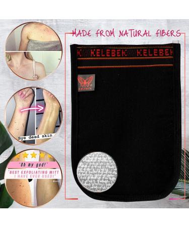 Kelebek Turkish Hammam Kese Exfoliating Glove | Dead Skin Cleanser & Body Scrub | Skincare Kit for Soft Skin | Women & Men - Buy Online on GoSupps.com