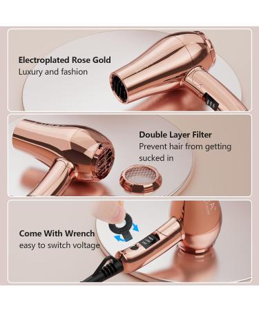 LURA Portable Travel Hair Dryer 1200W for Kids - Gold - Buy Online on GoSupps.com