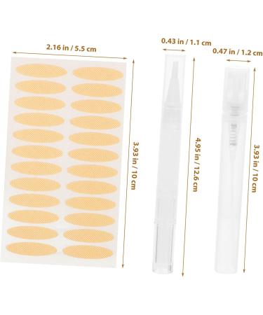 minkissy 2 Sets Double Eyelid Sticker Set Eyelid Stickers Eye Lid Lifters Eyelid Tape for Hooded Eyes Invisible Makeup Supplies Eyelid Lifter Strip Plastic Lifting Belt Girl Cosmetic - Buy Online on GoSupps.com