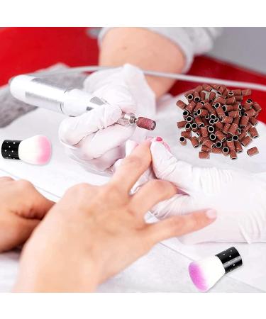 100 Pieces Sanding Bands for Acrylic Nails Manicure Pedicure Electric Drill Grit Sanding Polishing Triming Removing Armors Exfoliating (180#) - Buy Online on GoSupps.com