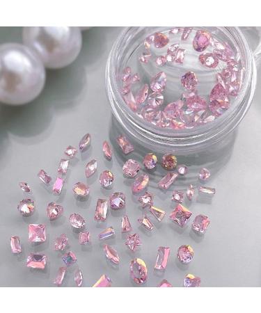 FEIlei 50PCS 3D Zircon Nails Rhinestones Jewelry DIY Professional Parts Nail Art - Buy Online on GoSupps.com