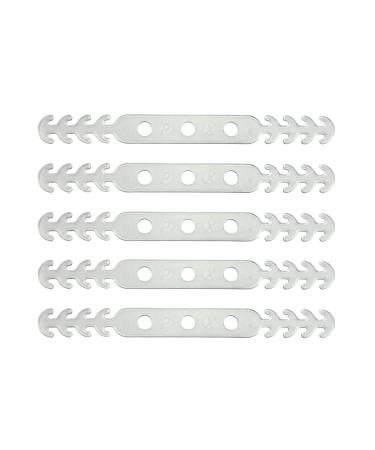 Pack of 5 ear savers for masks adjustable ear saver ear hooks for face mask mask holder strap extension (transparent)