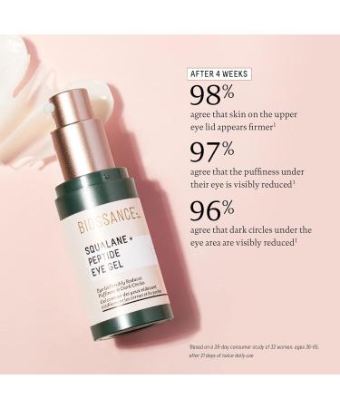 Biossance Squalane + Peptide Eye Gel 4 ml- Hydrating and Firming Eye Treatment - Buy Online on GoSupps.com