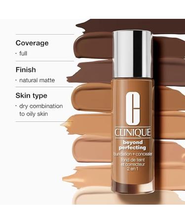 Clinique Beyond Perfecting Liquid Foundation + Concealer | All-in-One Coverage for Flawless Skin - Buy Online on GoSupps.com