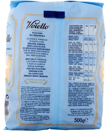  Italian Gourmet E.R. Voiello Pasta Mezze Maniche Rigate Pack of 5 100% Italian Pasta N 122 500 g + Polpa Italian Gourmet 400 g - Buy Online on GoSupps.com