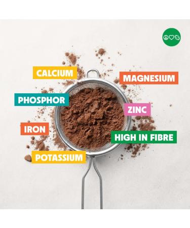 The Cocoa Circle 100% Pure Cocoa Powder - 250g | High Quality Unsweetened Cocoa for Baking Desserts & Hot Chocolate | Rich i - Buy Online on GoSupps.com