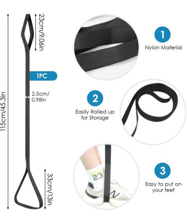 Leg Up Mobility Aid Strap Single Loop Foot Lifter for Elderly Disabled Rehabilitation Support Ideal for Bed Chair Car Transfers Knee/Hip Replacement Recovery Daily Living Leg Lifter - Buy Online on GoSupps.com
