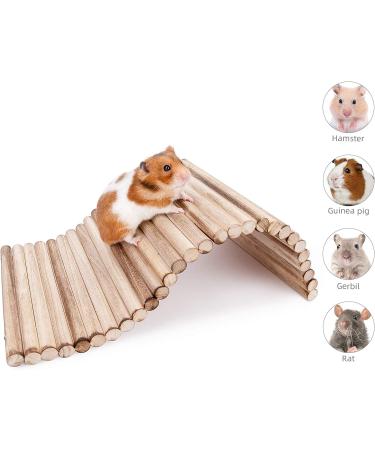 Niteangel Small Animal Climbing Suspension Bridge Ladder - Ideal for Hamsters, Gerbils, Mice, Rats, Guinea Pigs - 15.7'' x 7.8 - Buy Online on GoSupps.com