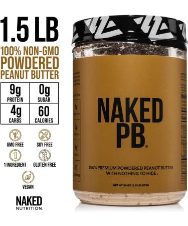 NAKED Pea Protein Powder 2LB (30 Servings) PB Powdered Peanut Butter 1.5LB (45 Servings) Vegan Bulk Non-GMO Gluten Free Soy Free - Buy Online on GoSupps.com