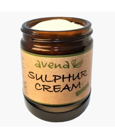 Wellmadefairtrade Herbalshire Sulphur Cream Natural Sulphur Ointment Cream Sulphur Acne Sulphur Body Cream 35g