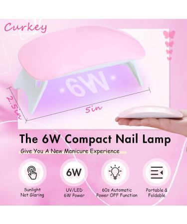 Curkey 65-in-1 Professional Acrylic Nail Kit Set - Complete Starter Kit with Drill for Beginners | International Shipping Available - Buy Online on GoSupps.com