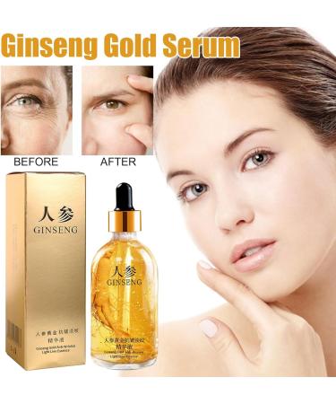 Anti Rides Puissant Immediat 100ML Serum Visage de Ginseng Huile Visage Serum Hydratant Visage Serum Anti Rides Ginseng Polypeptide Anti-ageing Essence S rum S rum Raffermissant au Ginseng JHY - Buy Online on GoSupps.com