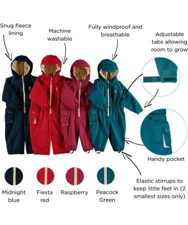 Hippychick Waterproof All In One Shell Rainsuit 18-24 Months Purple - Buy Online on GoSupps.com